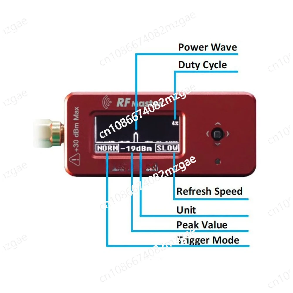 Immersionrc Compatible RF Power Meter Tester, Image Transmission and Remote Control Power Dynamometer for FPV