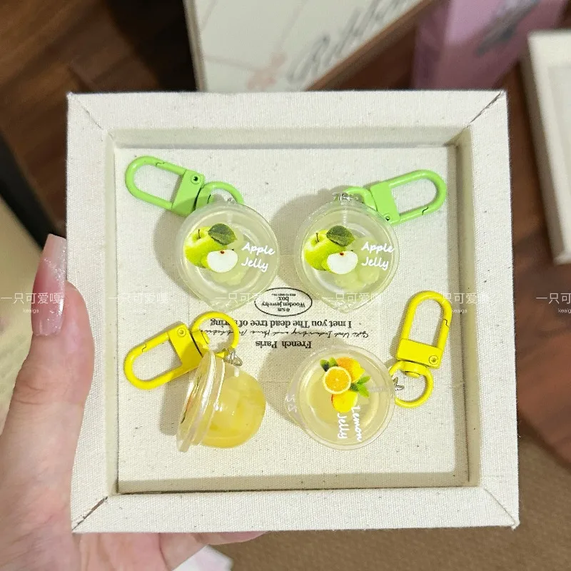 

Желейный брелок-органайзер, милый поддельный желатиновый шарм с едой, креативный рюкзак, зажим для кошелька для лучшего друга, пара, брелок для ключей, аксессуары