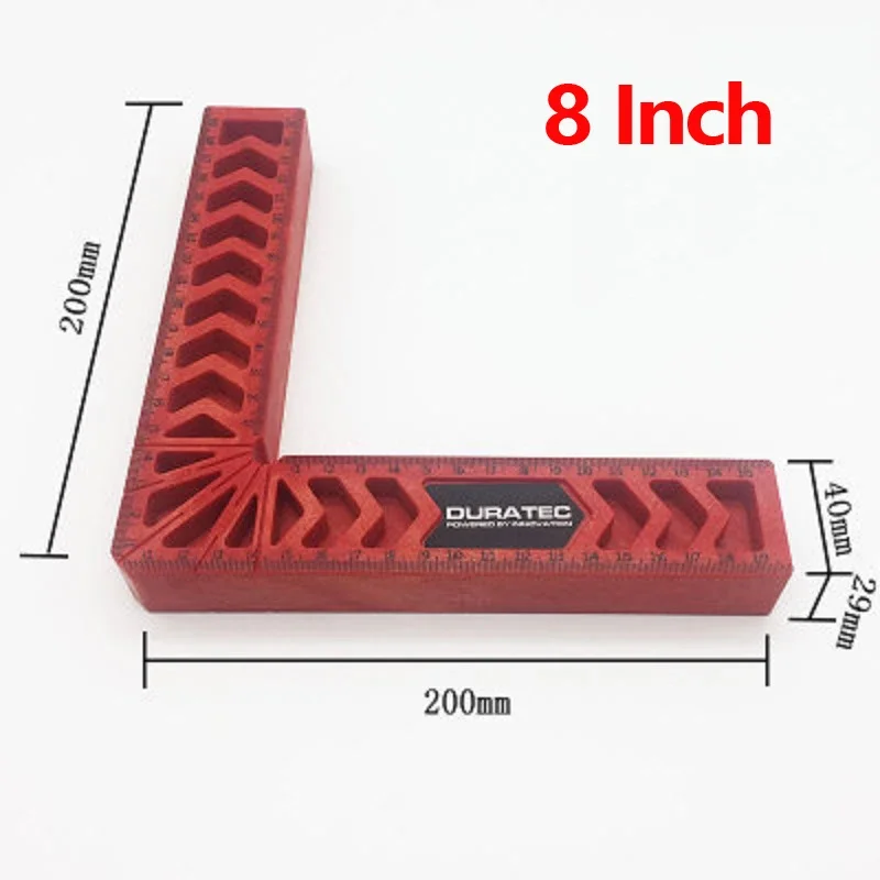 DURATEC 90 degree right angle clamp L-square holder ruler clamping squares woodworking tools 3\