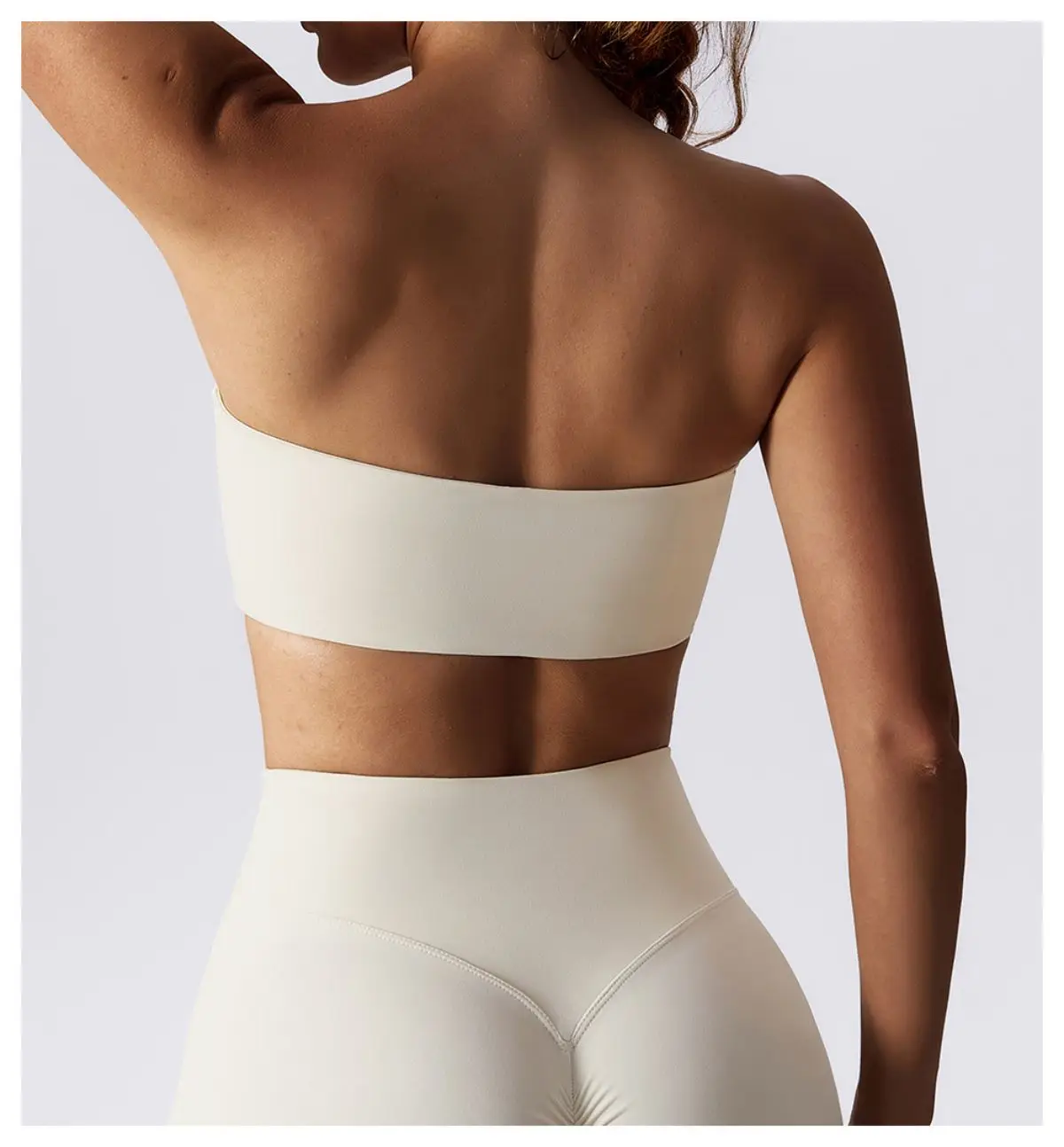 Sommer Trägerloser Sport-BH für Damen, Schnelltrocknende Yoga-Kleidung, Damen Tube Top Fitness Brustwickel-Unterwäsche, Workout-BH für Frauen – Detail 16