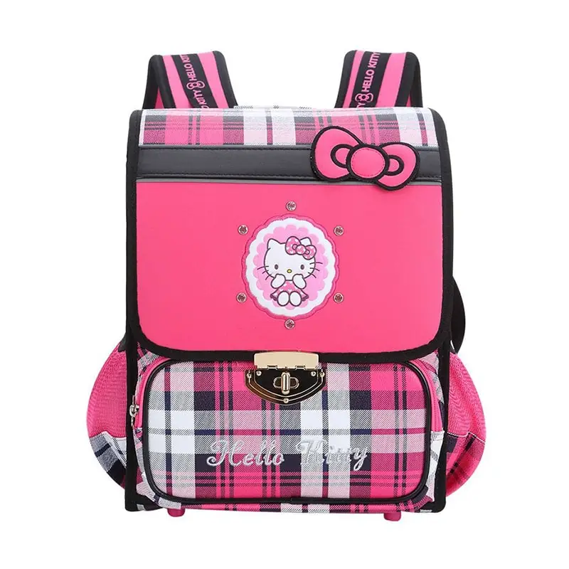 

Sanrioed Hello Kitty Anime Cute Large Capacity Children Backpack Schoolbags Student Cartoon Shoulder Bag Travel Gift for Friend