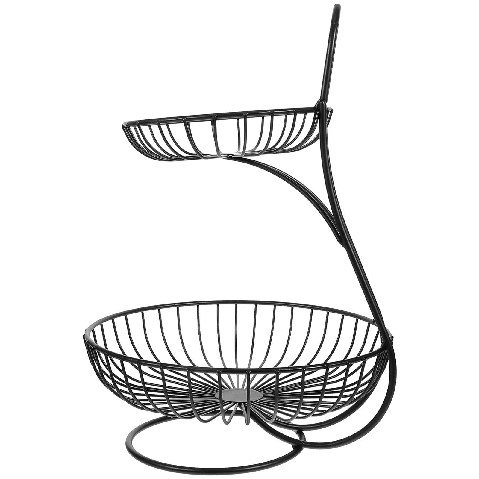 

Iron Basket Kitchen Storage Snacks Container Large Capacity Desktop Iron Basket Tidy Clean Multi Purpose