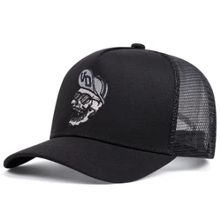 Hip hop VD portrait embroidered baseball cap men's and women's outdoor sports events American trucker hat trend fashion