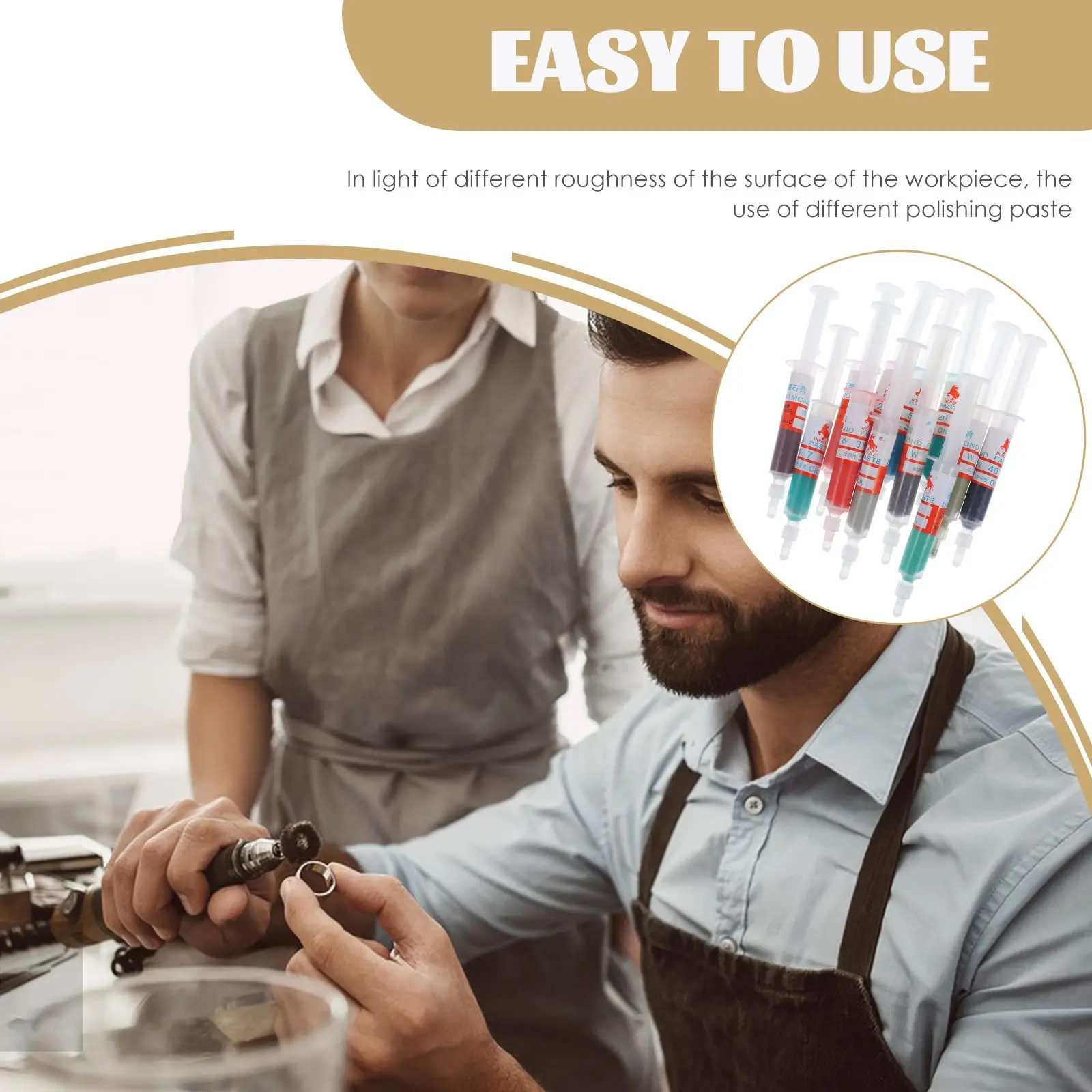 12-delige polijstpasta Lapping Scratch Remover Compound Metal Suite