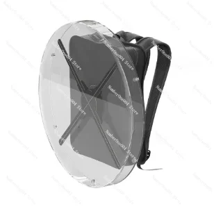 Holographic fan 52cm backpack 3d holographic fan