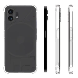 Nothing Phone 1 2 3 2A Plus Case Air Cushion Shockproof Airbag Clear Silicon TPU Back Cover Soft Case for Nothing Phone 3 3A Pro