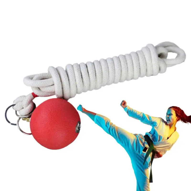 Hammer Rope For Throwing Rubber Ball Weight Practice With Rope Dart Martial Arts Fitness Equipment User-Friendly Training Tools