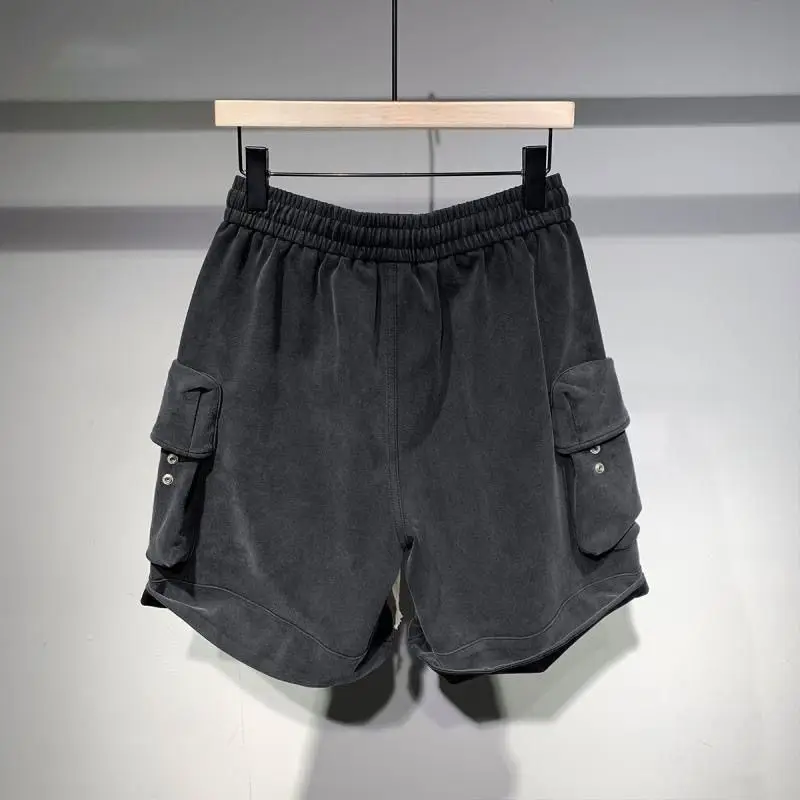 2025 Summer Shorts Men Loose 90s Fashion Vintage Basic Simple Hot Sale High Waist Leisure Streetwear Short Hip Hop Pants Women