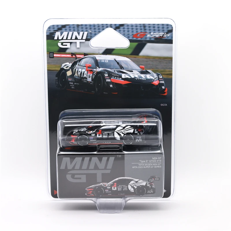 รถโมเดลไดแคสต์ MINI GT 1:64 NSX-GT Type S GT500 หมายเลข 8 / หมายเลข 16 ปี 2023 รุ่น MGT00786/7