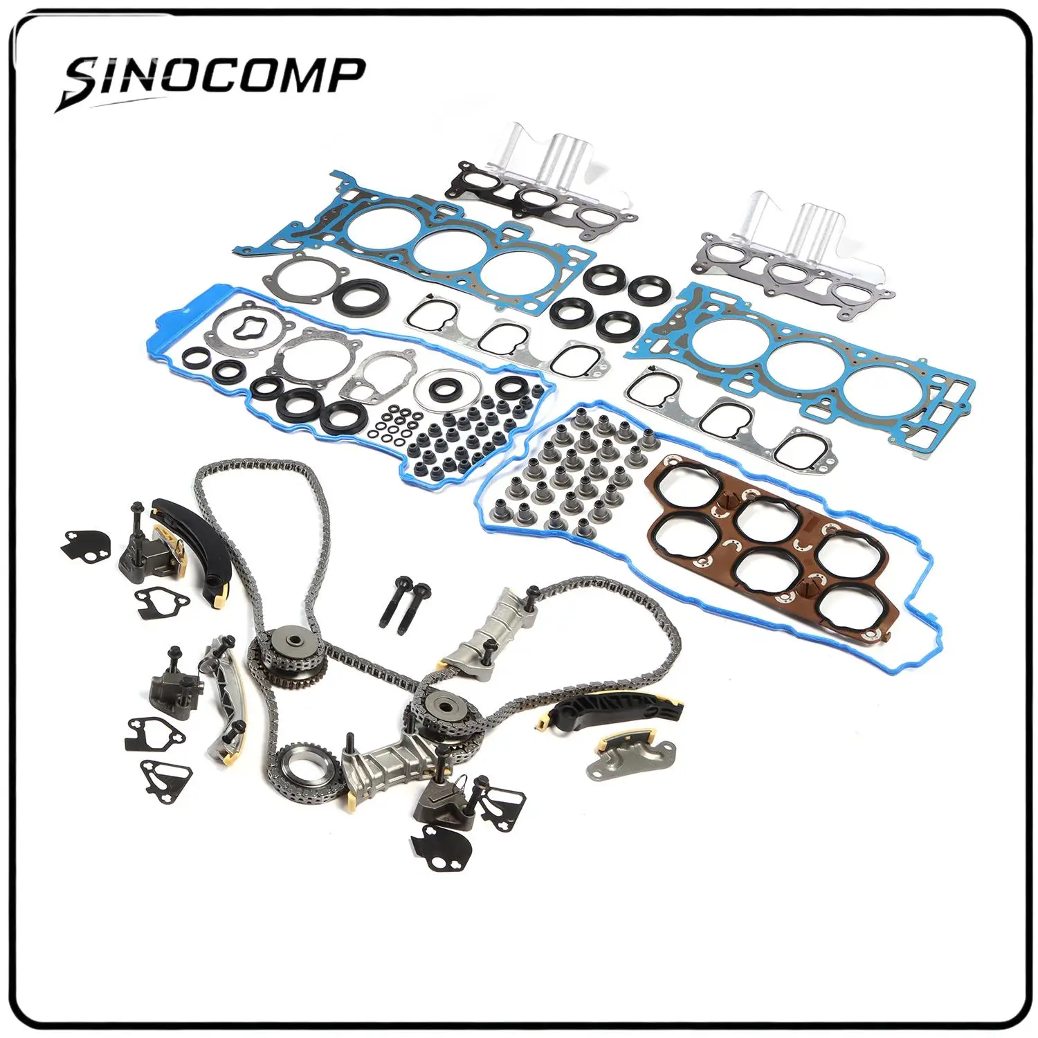 

Timing Chain Kit and Head Gasket Set FOR Buick Enclave Acadia 2008 OE 12615903 A Genuine Replacement