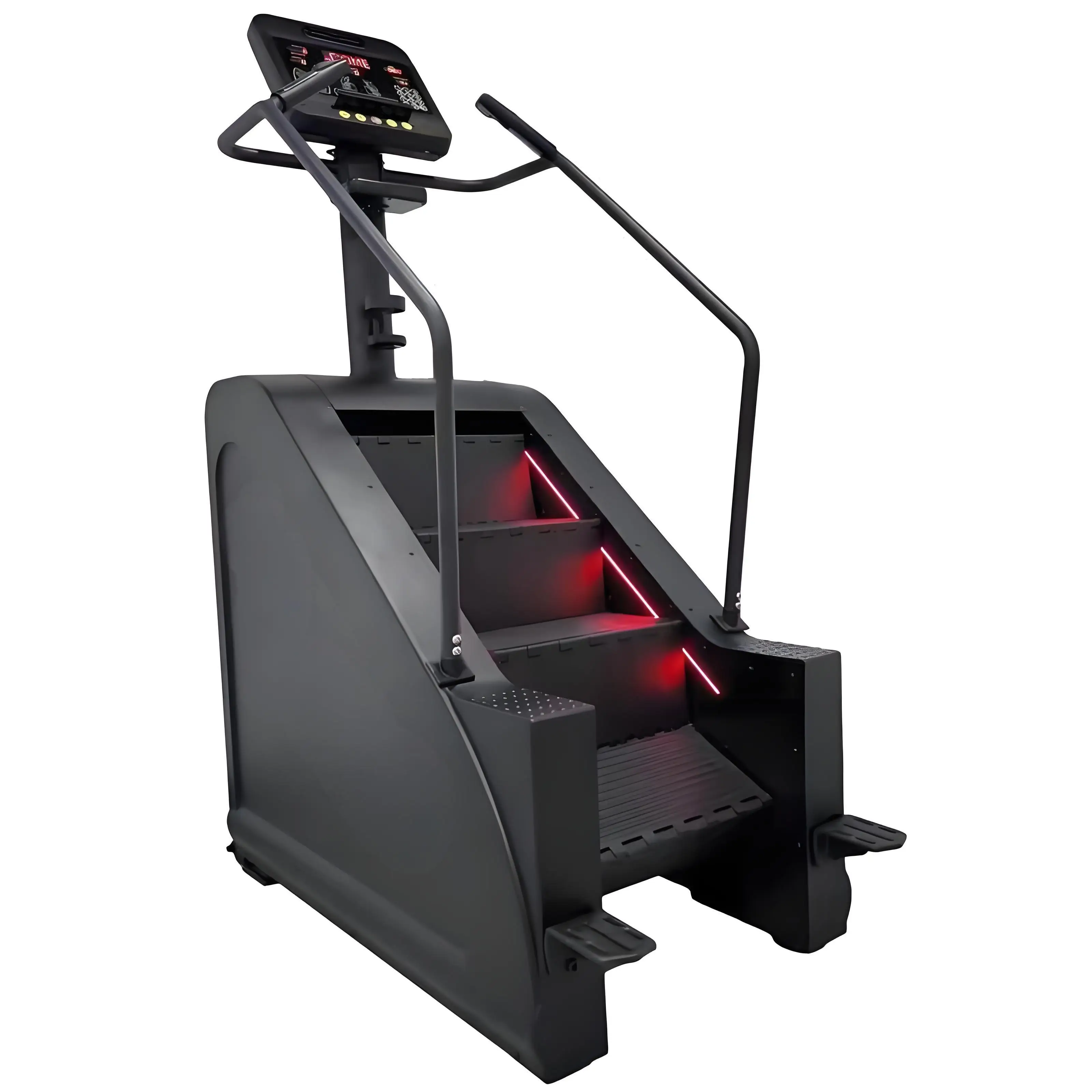 

Electric Commercial Staircase Vertical Stepper Gym Fitness Center Rock Climbing Strength Training Cardio Training