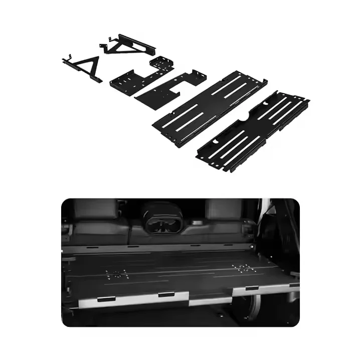 For Off-road 4x4 Car Rear Table Folding Brackets Aluminum Storage Rack For Jeep Wrangler JK 2007-2017 Storage Carrier