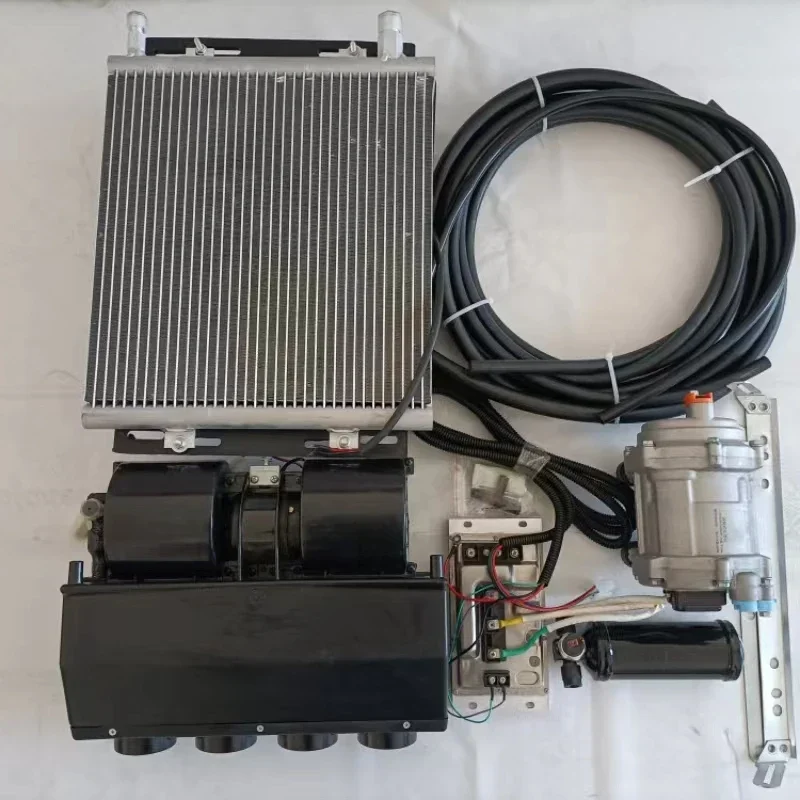 New Upgrade Universal 12v 24v Electric Car Ac Air Conditioner Compressor for Car Other Air Conditioning Systems