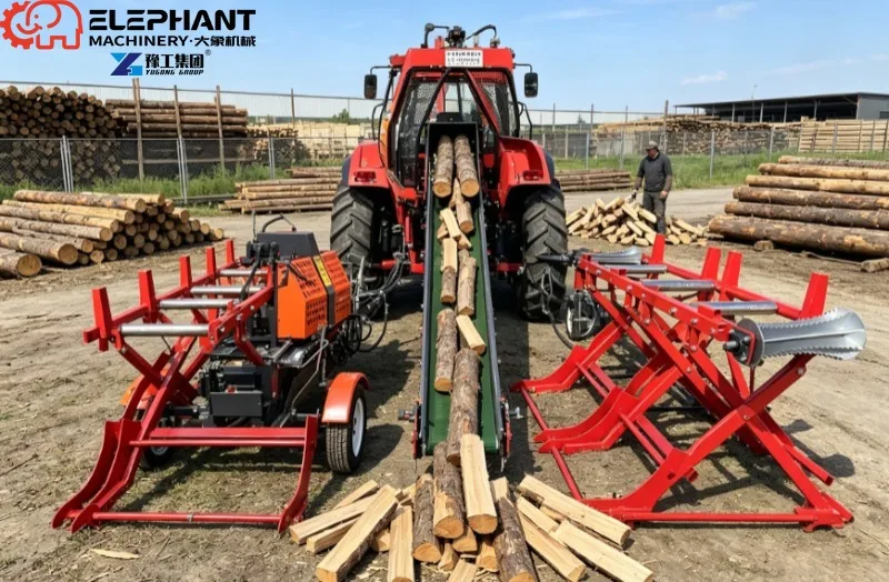 Professional Portable Log Splitter Multi-purpose Wood Splitter For Forestry Agricultural Domestic Firewood Splitting Use