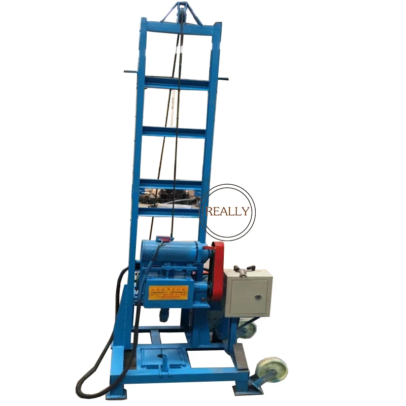 

2024 Small Foldable Electric Well Machine Ground Source Heat Pump Household Water Drilling Rig Depth 100 Meter