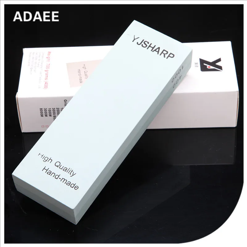 400 1000 Grit  Adaee Double Side Coarse Medium Sharpening Stone  For Household Knives With Size 7.1'*2.4'*1.1