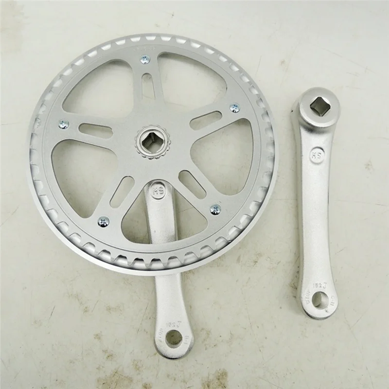 A29F-For Single Speed For Single Chainring Crankset Mountain Bike Square Hole 46T 152MM Chainring Bicycle Crank Set