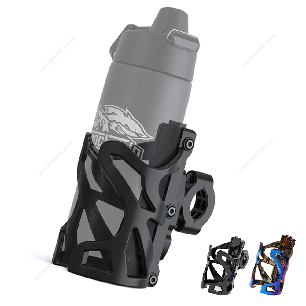 Bike Water Bottle Cage Motorcycle Bicycles Cycling Beverage Holder Water Cup Mount for 53mm-80mm Kettles,18-32mm Tube