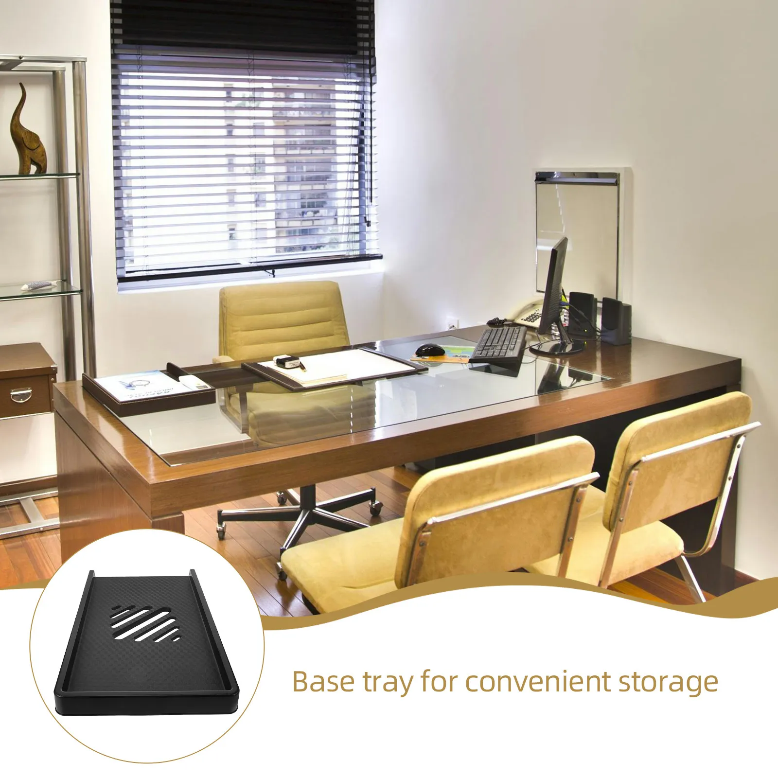 Computer Tower Stand with 4 Casters Heavy Duty Rolling Pc Holder for Under Desk Floor Use Stable CPU Stand for Desktop Tower
