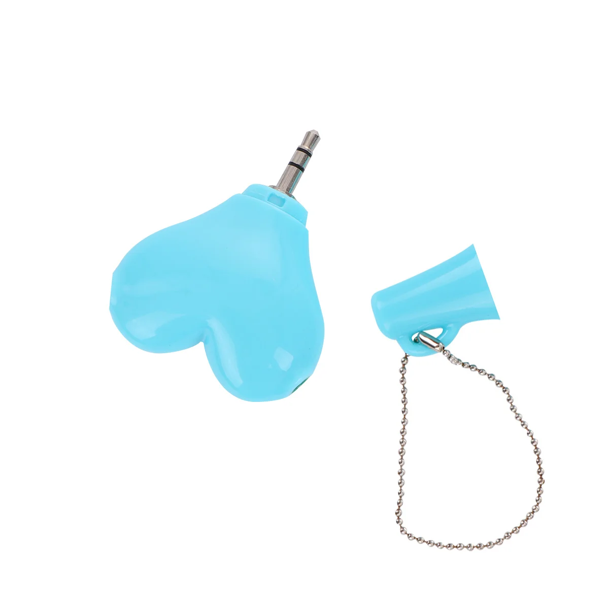 

Universal 3.5mm Headset Splitter with 2 Output Ports Cute Heart Design Allows Simultaneous Listening for Couples Kids Or
