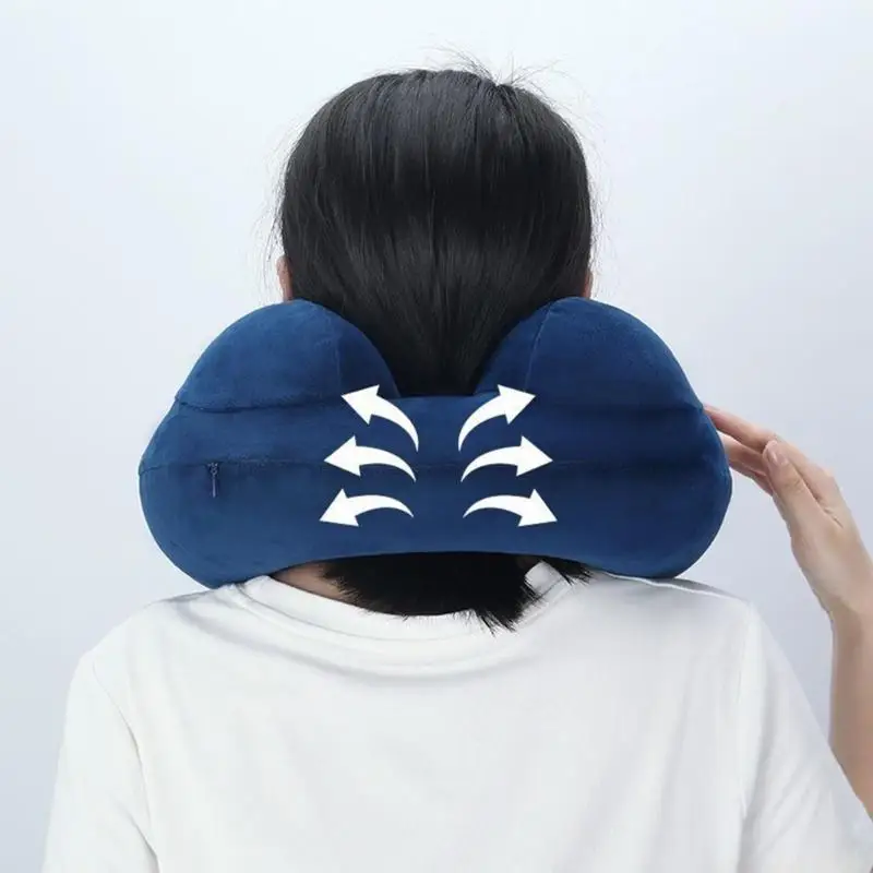 M5TC Soft Head Neck Support Light Weight Sleep Neck Pillow, Pillow Inflatable Travel Pillow for Travel Sleep - view 3