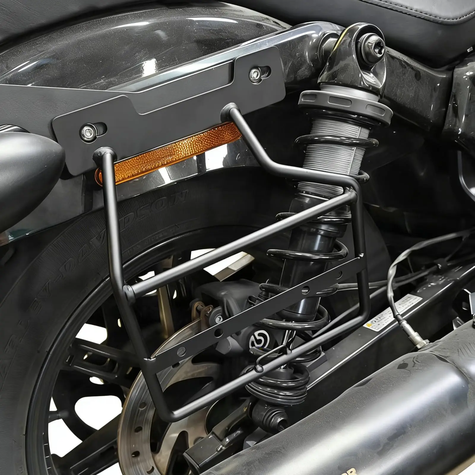 Fit Nightster 975 RH975 2022-2025 Right Side Trunk Bag Support For For Nightster 975 S 2022-2025 Left Side Bag Bracket