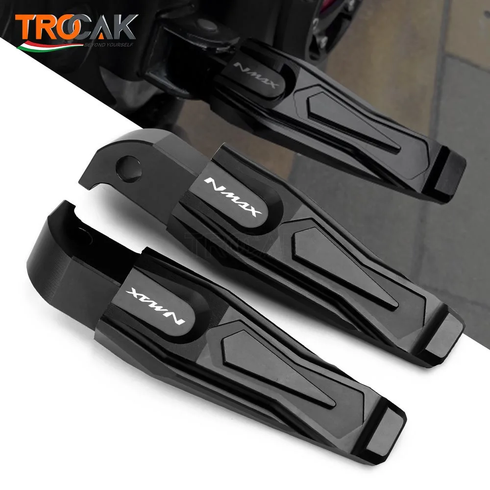 2024 para Yamaha NMAX 155 NMAX 125 N MAX 125 155 2023 accesorios de motocicleta apoyapiés traseros reposapiés pedales