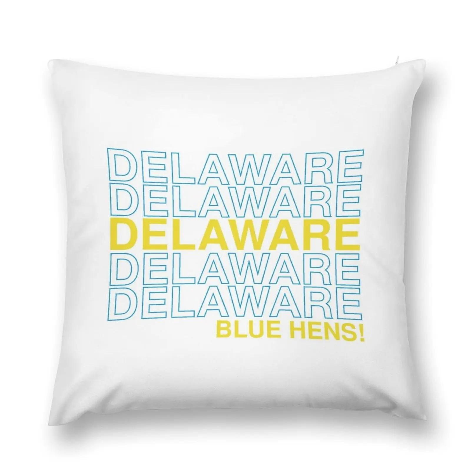 Delaware Shopping Bag Throw Pillow Christmas Covers pillowcases for sofa cushions pillow