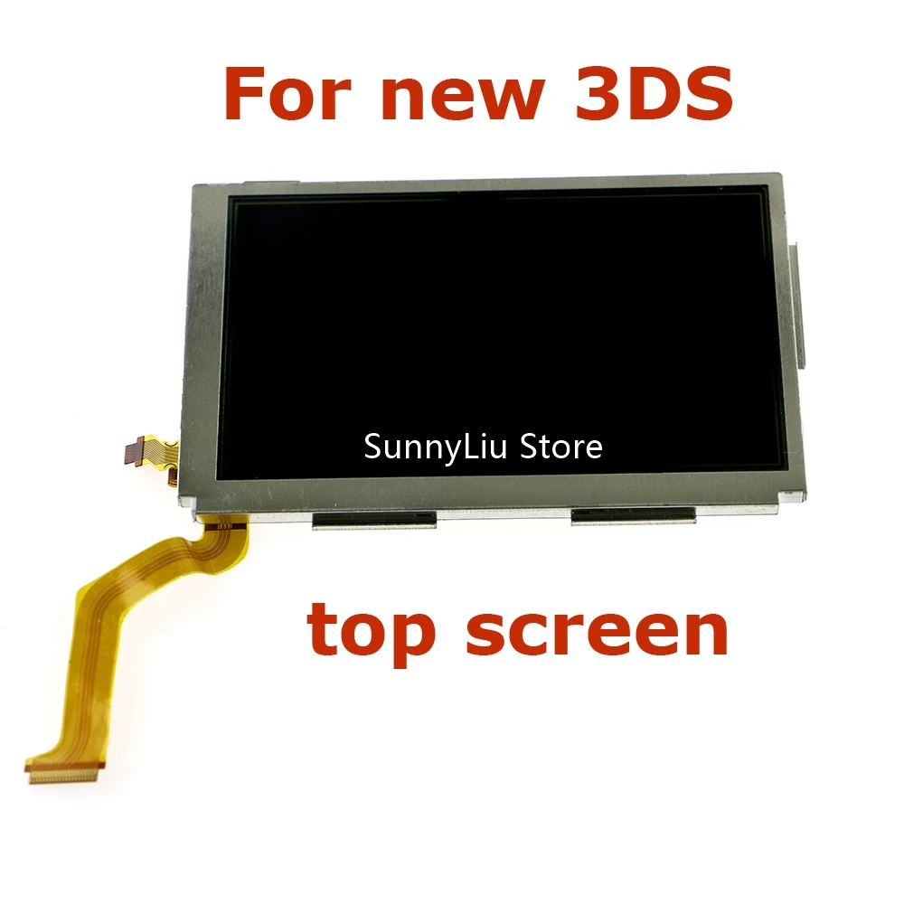 New Original Top bottom LCD Screen up lower lcd for Nintendo NEW 3DS lcd screen