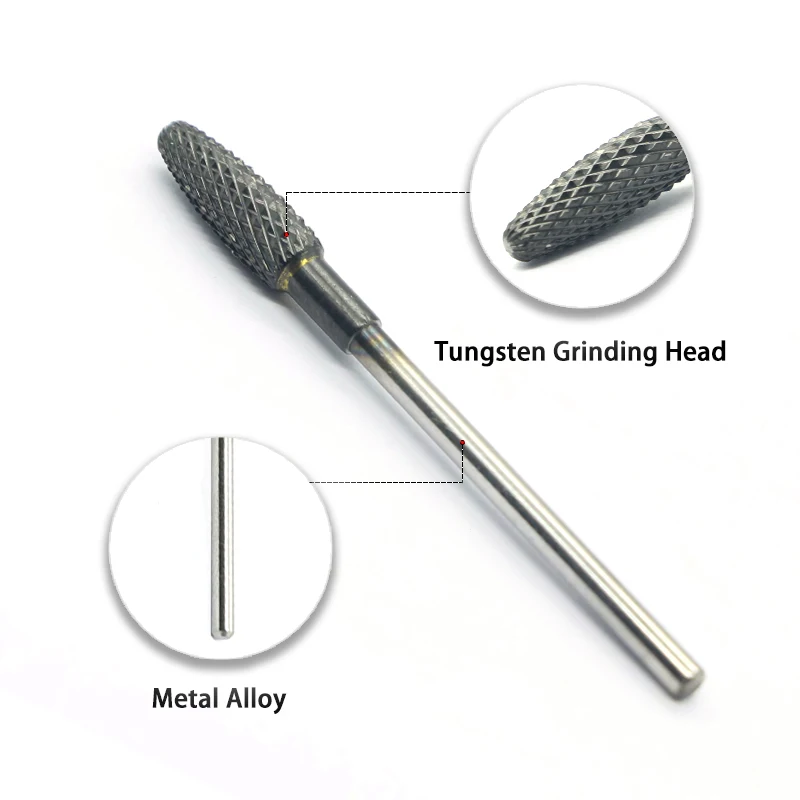 Ogeyero Nieuwe Tungsten Carbide Nail Boor Frees Voor Manicure Pedicure Nagelvijlen Buffer Nail Art Apparatuur Accessoire