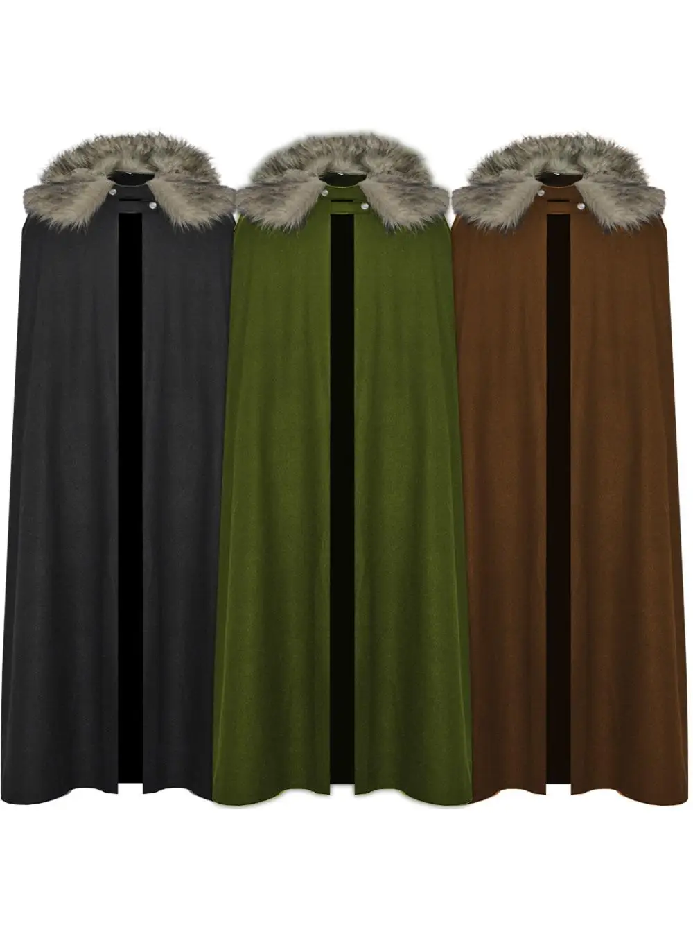 

Хэллоуин Ретро Средневековое Шерстяное Пальто Капюшон Ne Длинный Халат Снеговик Косплей Женский Этнический Костюм Сценическая Одежда