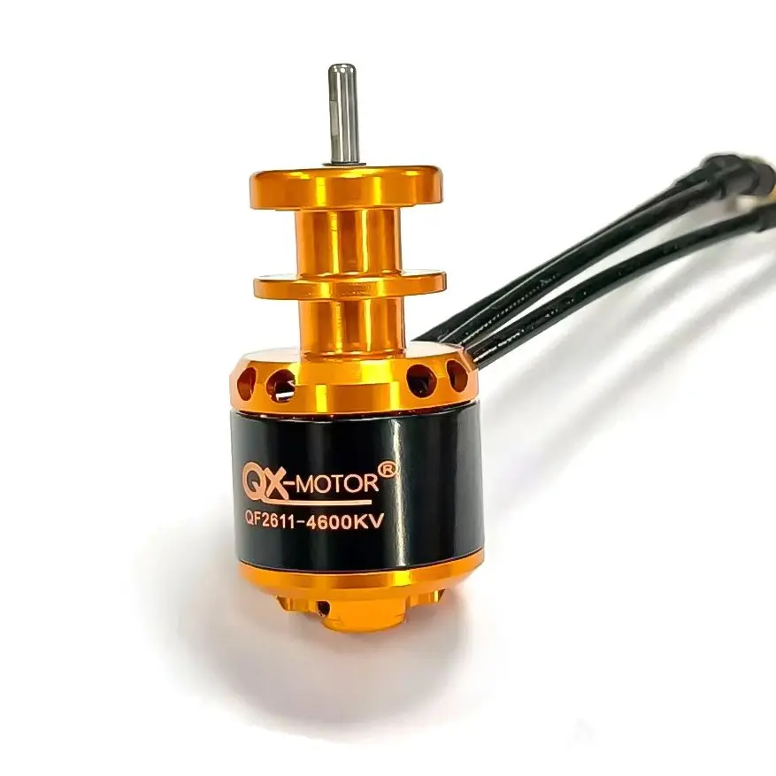 QX-MOTOR Motor sin escobillas QF2611 3300/4000/4600/5000KV para ventilador de 12 aspas EDF de 50mm para piezas de modelo de aviones multieje RC DIY