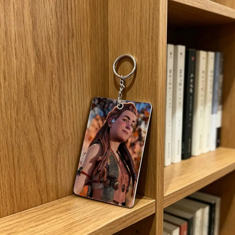 Aloy H-Horizon Z-Zero Dawn Card Holder Keychain