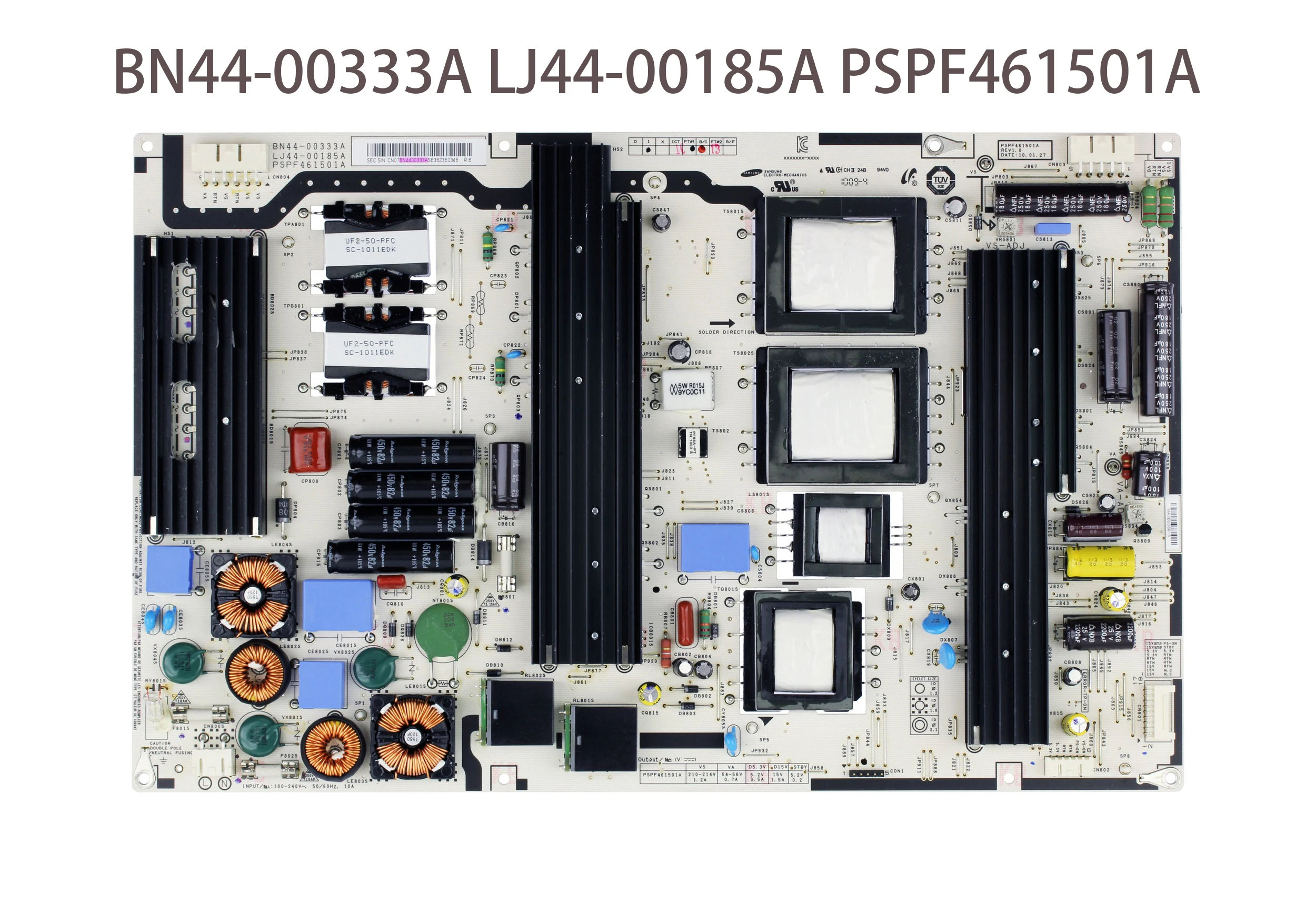 

BN44-00333A LJ44-00185A PSPF461501A Power Board is for PN50C6400TFXZA PN50C6500TFXZA PN50C7000YFXZA PN50C8000YFXZA 50 Inch TV