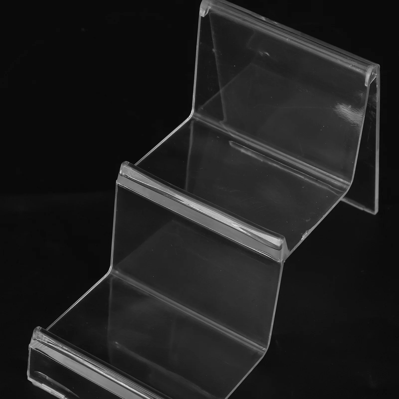 1 قطعة محفظة شفافة عرض موقف واضح الاكريليك محفظة المنظم حامل متعدد الطبقات لحقيبة اليد مخلب مجوهرات الناهضون الرف #6