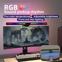 LED Desk Lamp Two-sided Monitor Lights RGB Monitor Screen Light Bar Pickup Light USB Color Dimmable for Study Reading Gaming