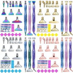 Resin Diamond Painting Pen Eco-friendly Alloy Replacement Pen Heads Multi Placers Point Drill Pens DIY Nail Art Embroidery Tool