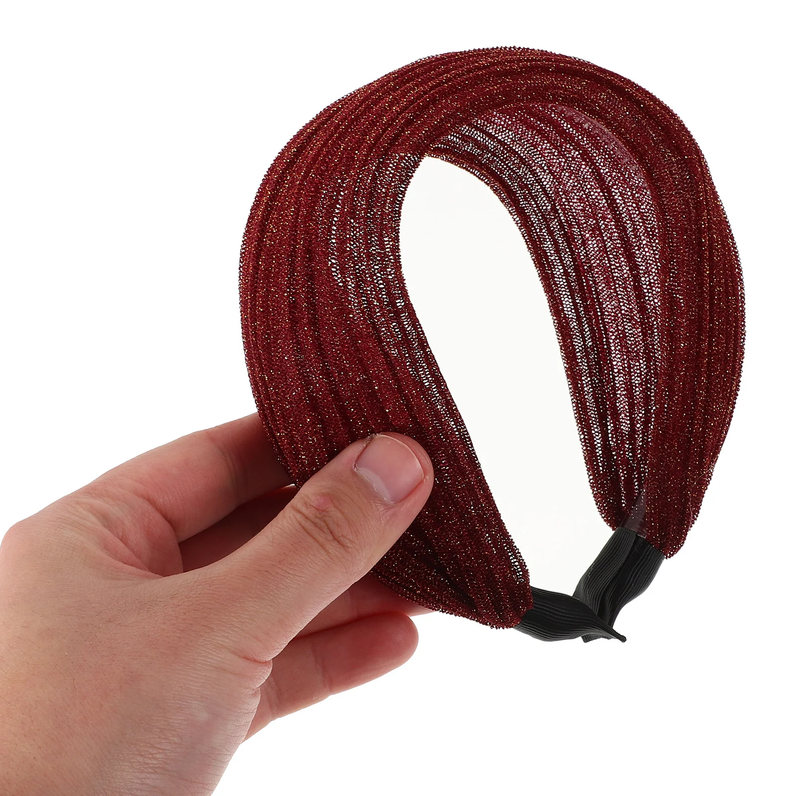 

Wide Headband For Women Non Slip Elastic Lace Hairband Large Padded Headwear Fashionable Durable Comfortable Fit For Daily