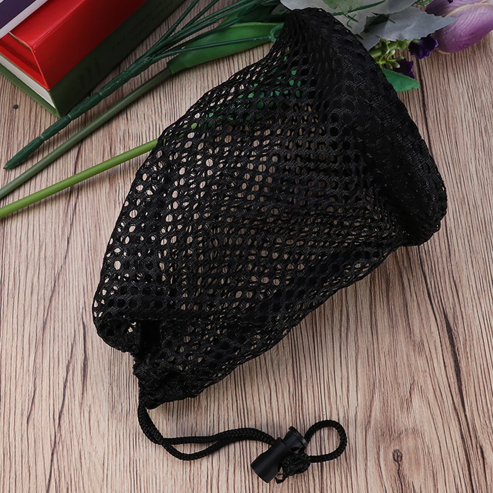 5Pcs Golf Ball Mesh Bag Lightweight Nylon Drawstring Ball Storage Pouch Golf Tennis Outdoor Use Nylon Tennis Pouch
