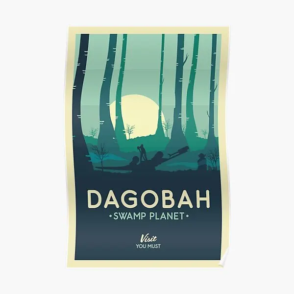 Dagobah Swamp Planet  Poster Home Print Modern Mural Decor Painting Vintage Funny Picture Room Art Decoration Wall No Frame