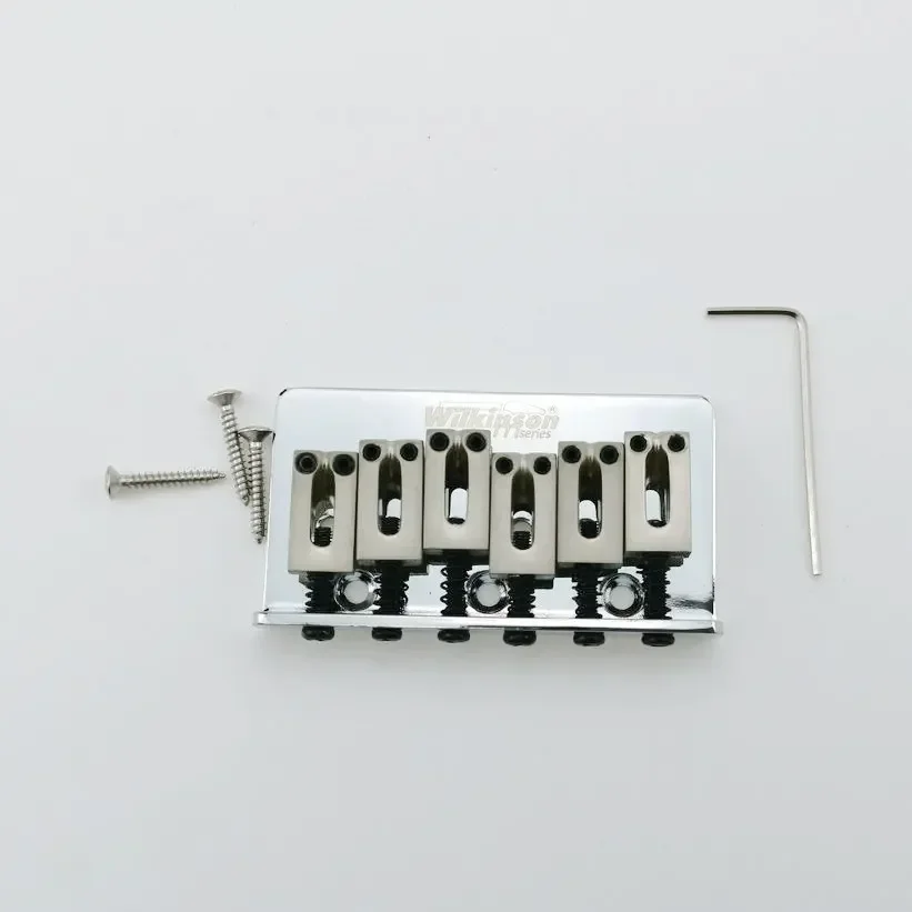 

Wilkinson Guitar Bridge Steel Saddle 6 strings Guitar Bridge