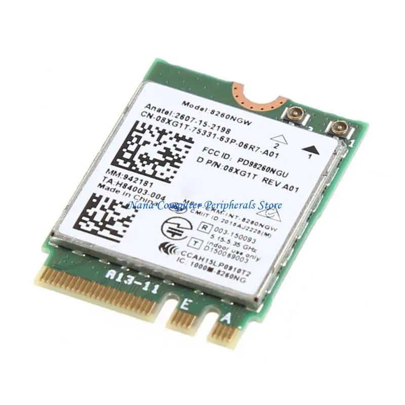 F68C 8260NGW Networking Adapter Wireless 5GHz 2.4GHz(160MHz) for Window 10 WiFi Card