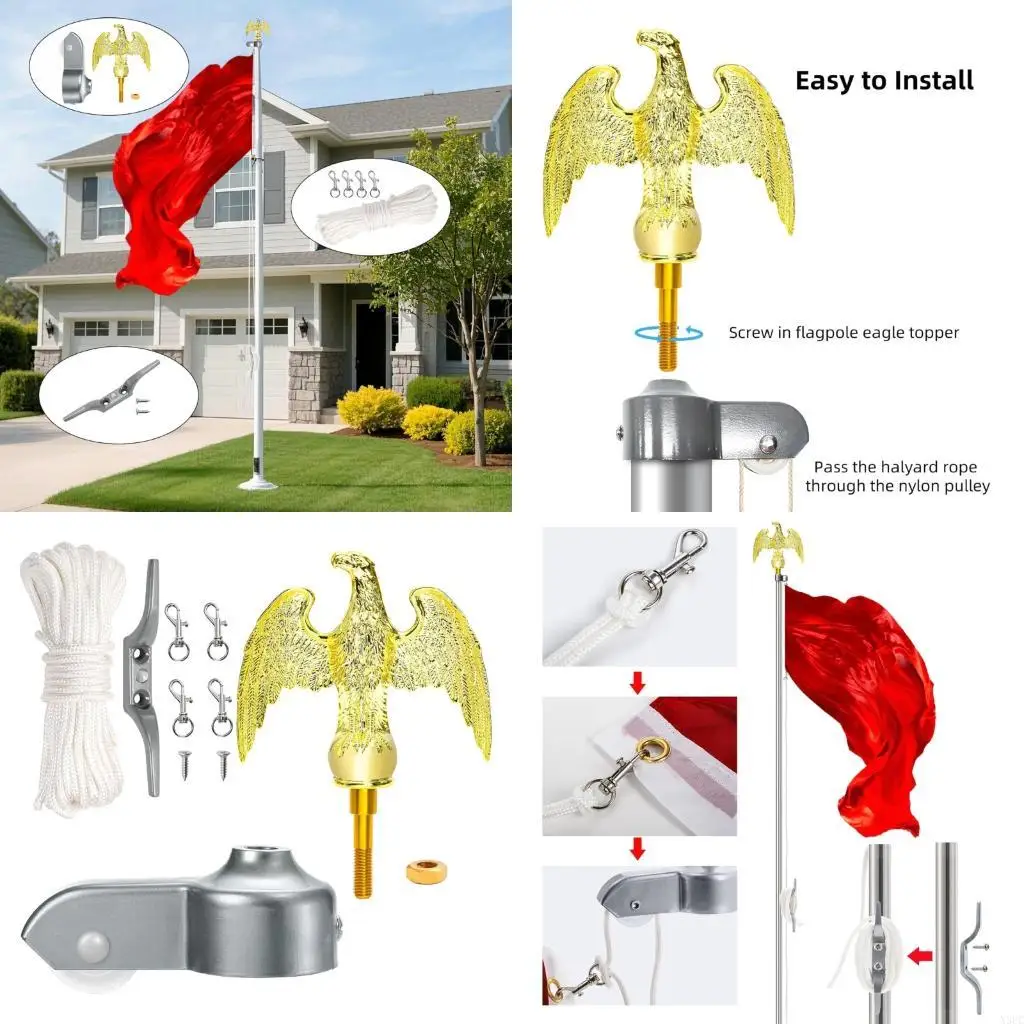 

Голова сокола, флагшток, украшения, украшения для дерева, уличная пластиковая запчасть X3UC