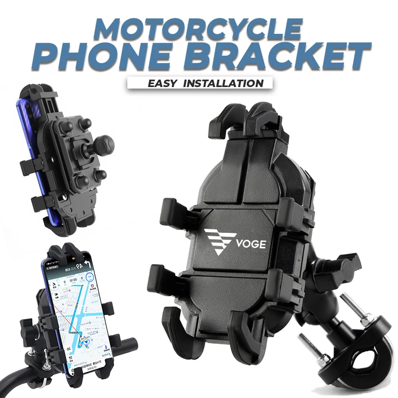 Motorcycle Mobile Phone Holder GPS Navigation Mount Bracket For LONCIN VOGE 500DS 650DS 500R 500AC 300AC RR DS52 Accessories