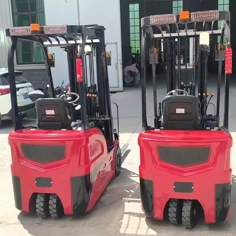 Customized China Best Selling 3 Point Mini Forklift Electric For Warehouse 2000kg 1.5 Ton 2 Ton 3 Wheels Telescopic Forklift Tru