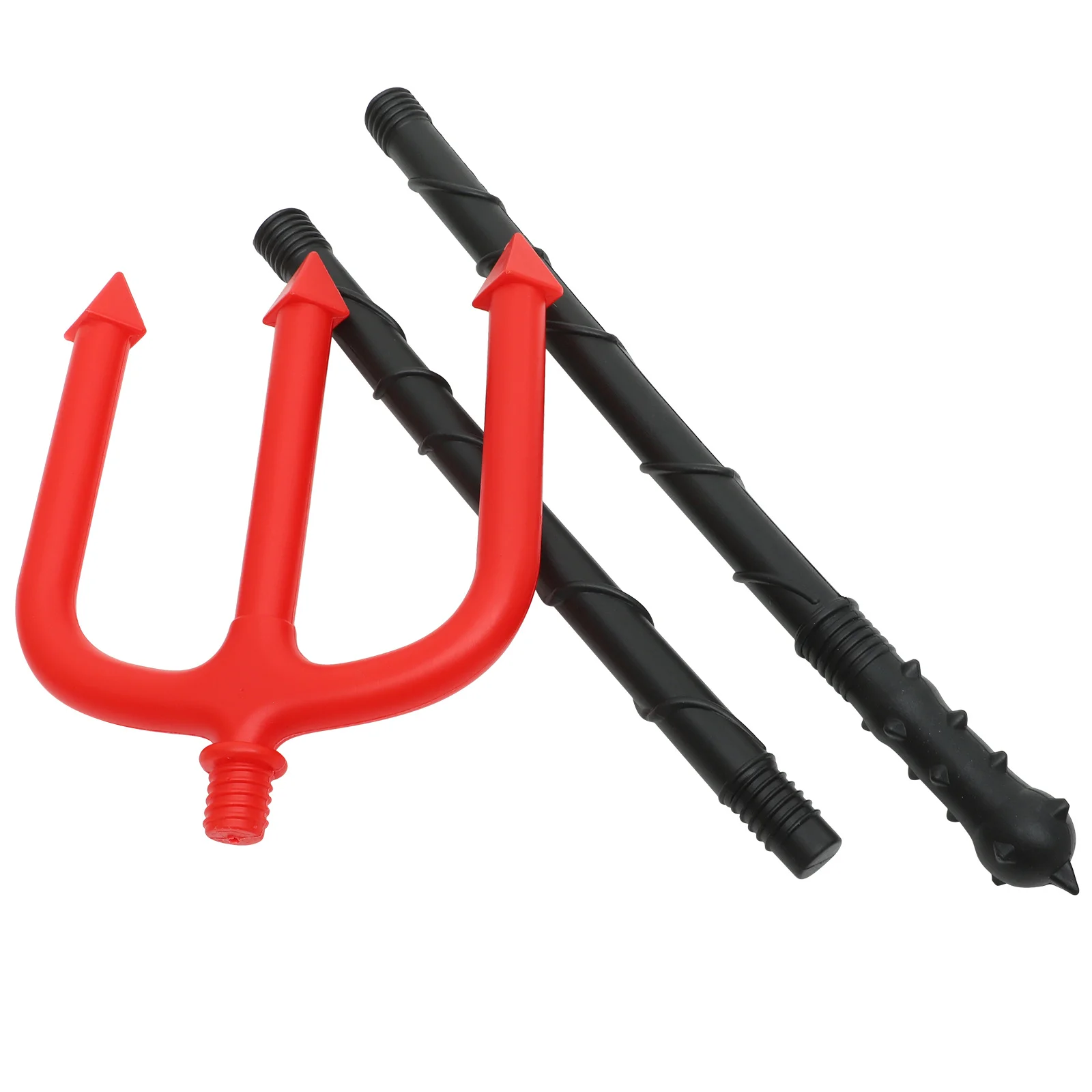 1 szt. Diabelska widelec-zabójca, odłączany, lekki, z gładkim uchwytem, dekoracja na Halloween, cosplay, widelec do zabójstw, na imprezę, występ na scenie