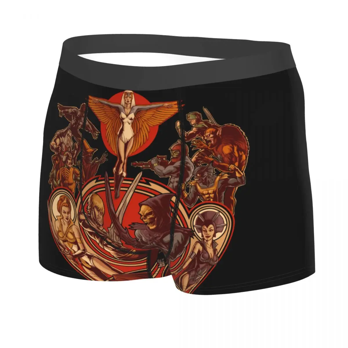 Masters Of The Universe Boxer Shorts For Men 3D Print 80s Skeletor She-Ra Beast Underwear Panties Briefs Breathable Underpants