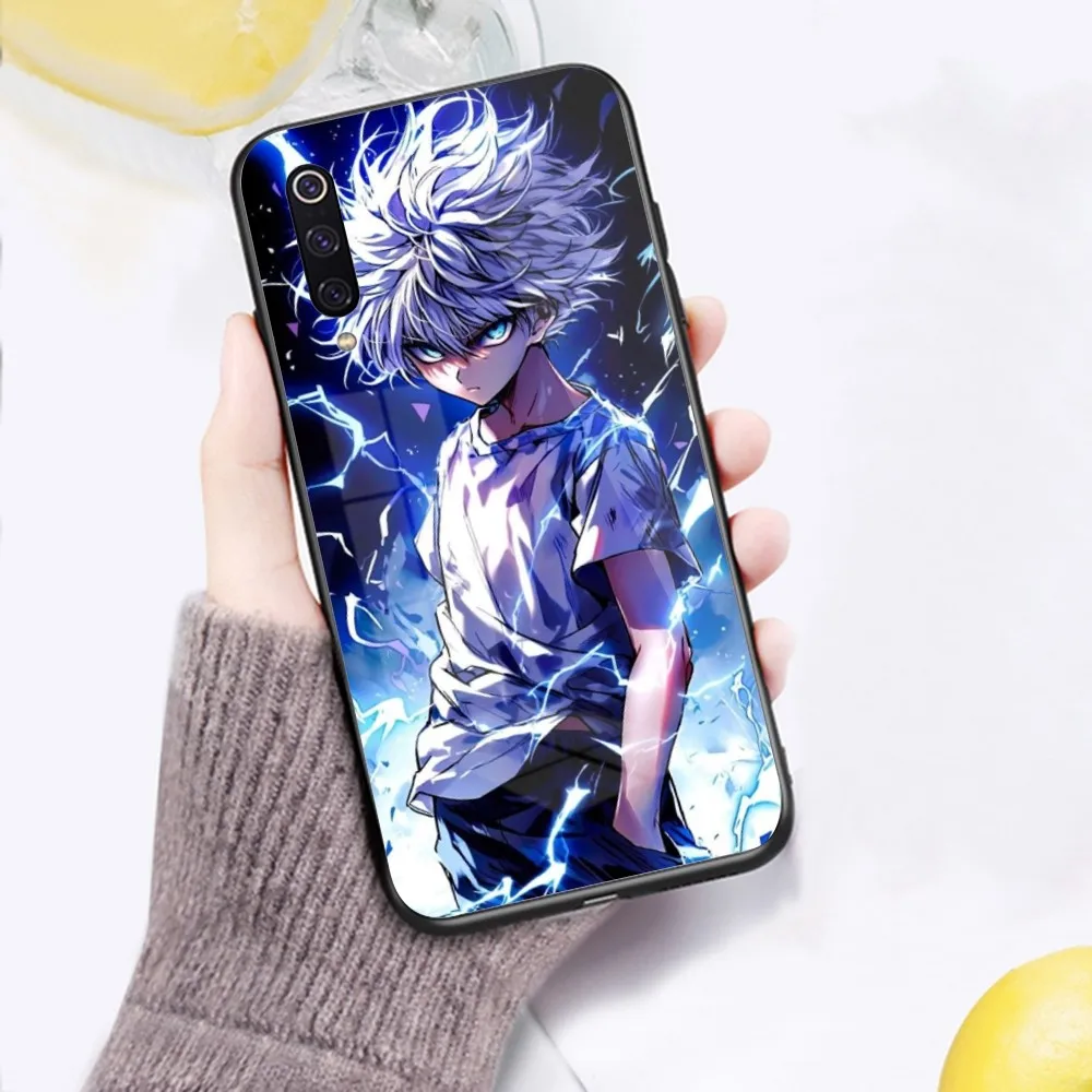 Hunter Killua Mobile Cell Phone Case for Xiaomi 13 12 11T 10 9 Lite Redmi Note 12 11 10 10S Pro 9 9A 8 PC Glass Cover Funda