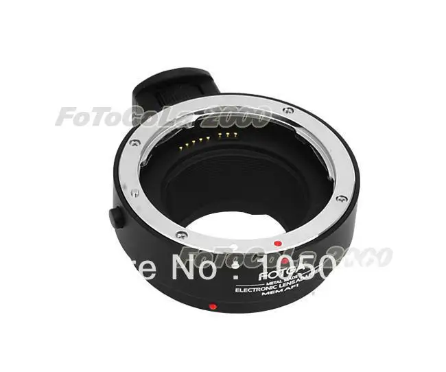 fotga Metal Electronic AF Lens Adapter ring for EF EF-S Lens to eosm/m2/m3/m5/m6/m10/m50/m100 with Baseplate