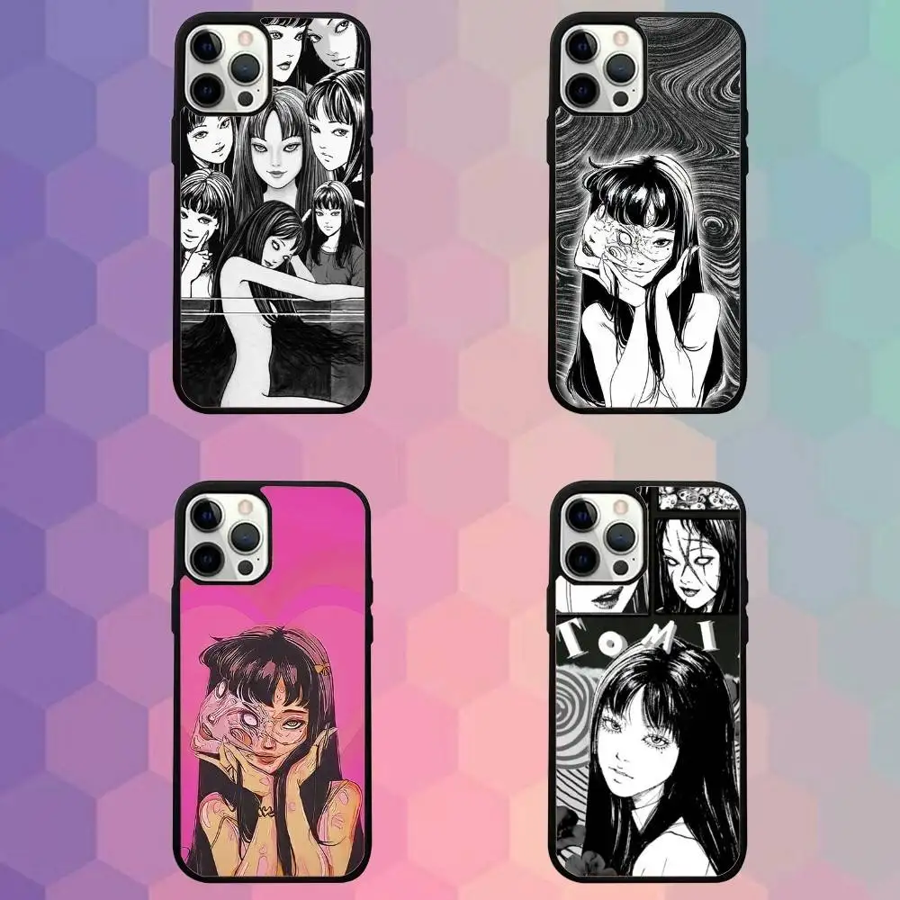 

T-Tomies Anime Junjis Ito-os Phone Case For iPhone 16e,16,15,14,13,12,11,Plus,Pro,Max,Mini Magsafe Magnetic Wireless Charging